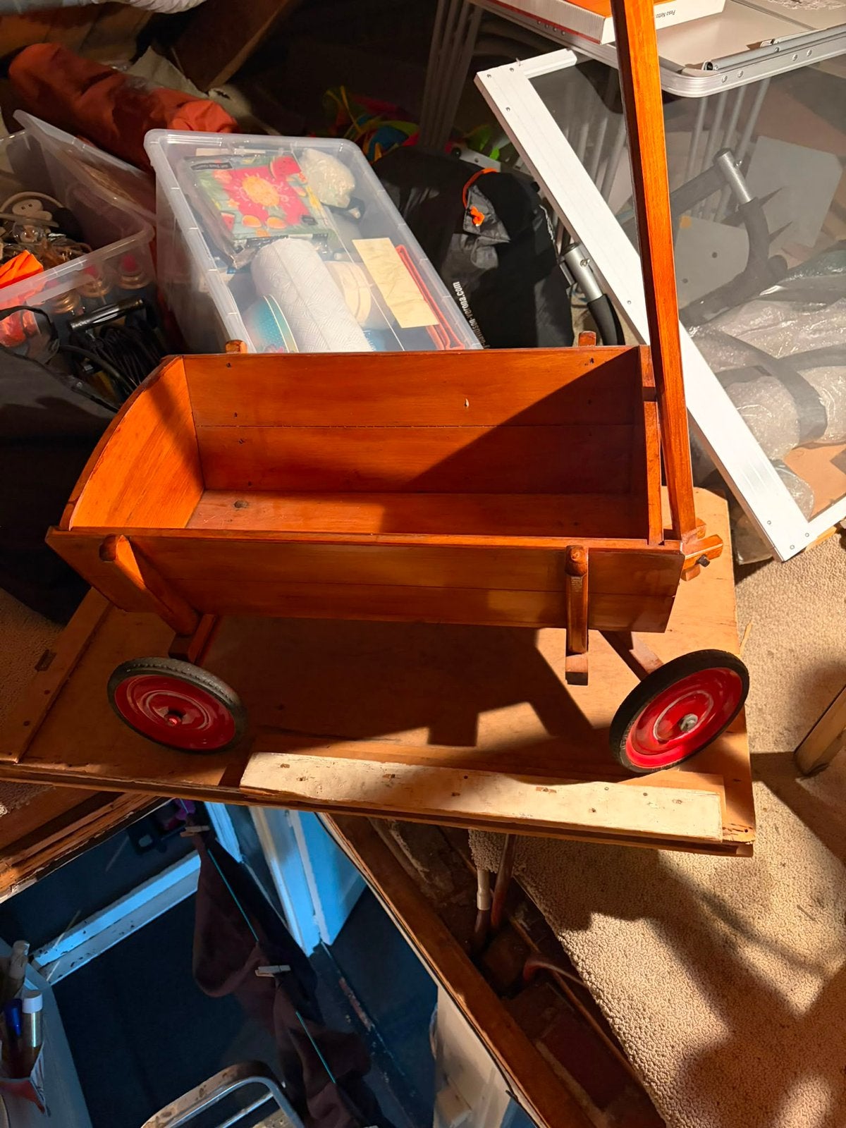 Vintage bolderwagen, klein (poppenwagen), Ophalen, Gebruikt