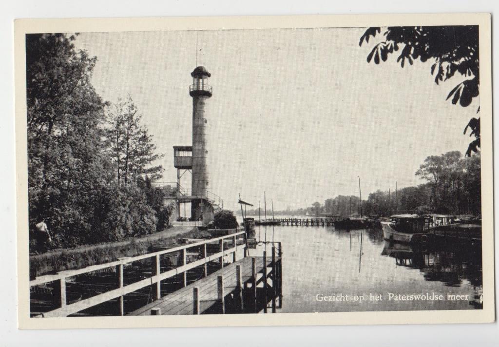 172 Paterswolde 1958 Paterswoldse meer 1958 B87, Verzenden, 1940 tot 1960, Gelopen, Groningen