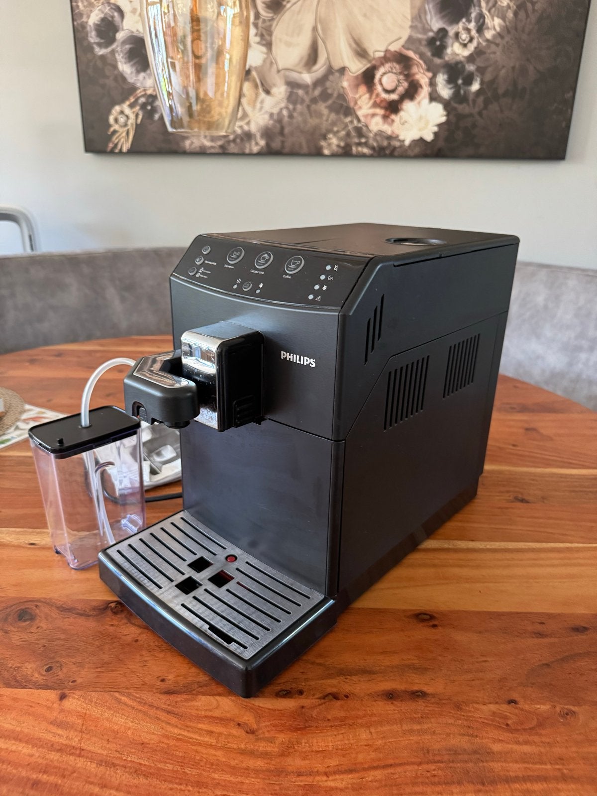 Philips Volautomatische Espressomachine - Zwart, Witgoed en Apparatuur, Afneembaar waterreservoir, Gebruikt, Espresso apparaat