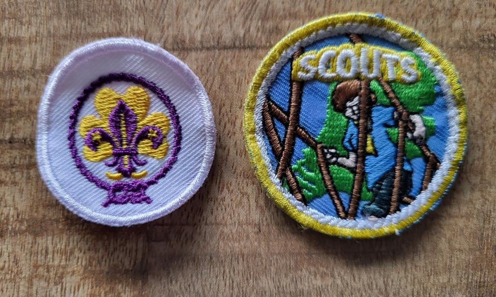 Scouting Insigne Speltak Scouts en SN, Ophalen of Verzenden, Embleem, Speld of Insigne