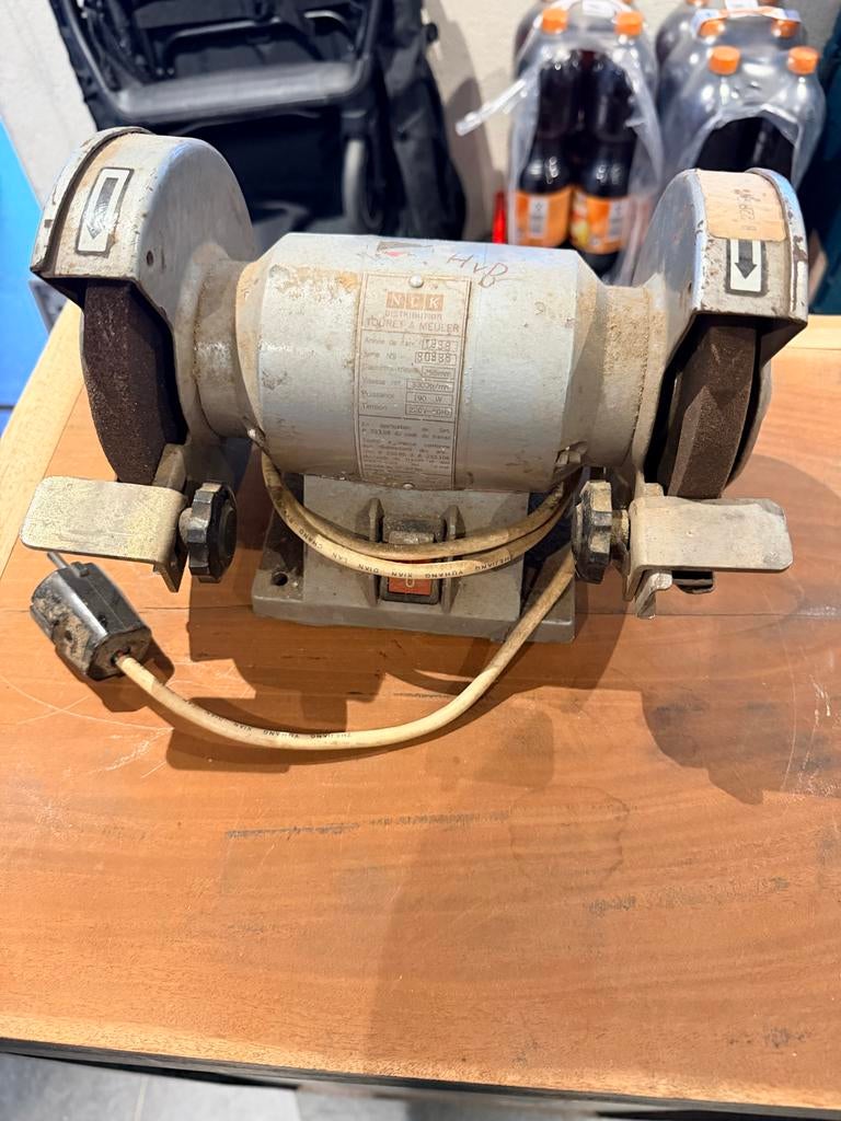 NCK Slijpmachine / Touret à Meuler - 190W, 220V, Ophalen, Gebruikt, Minder dan 600 watt, Overige typen