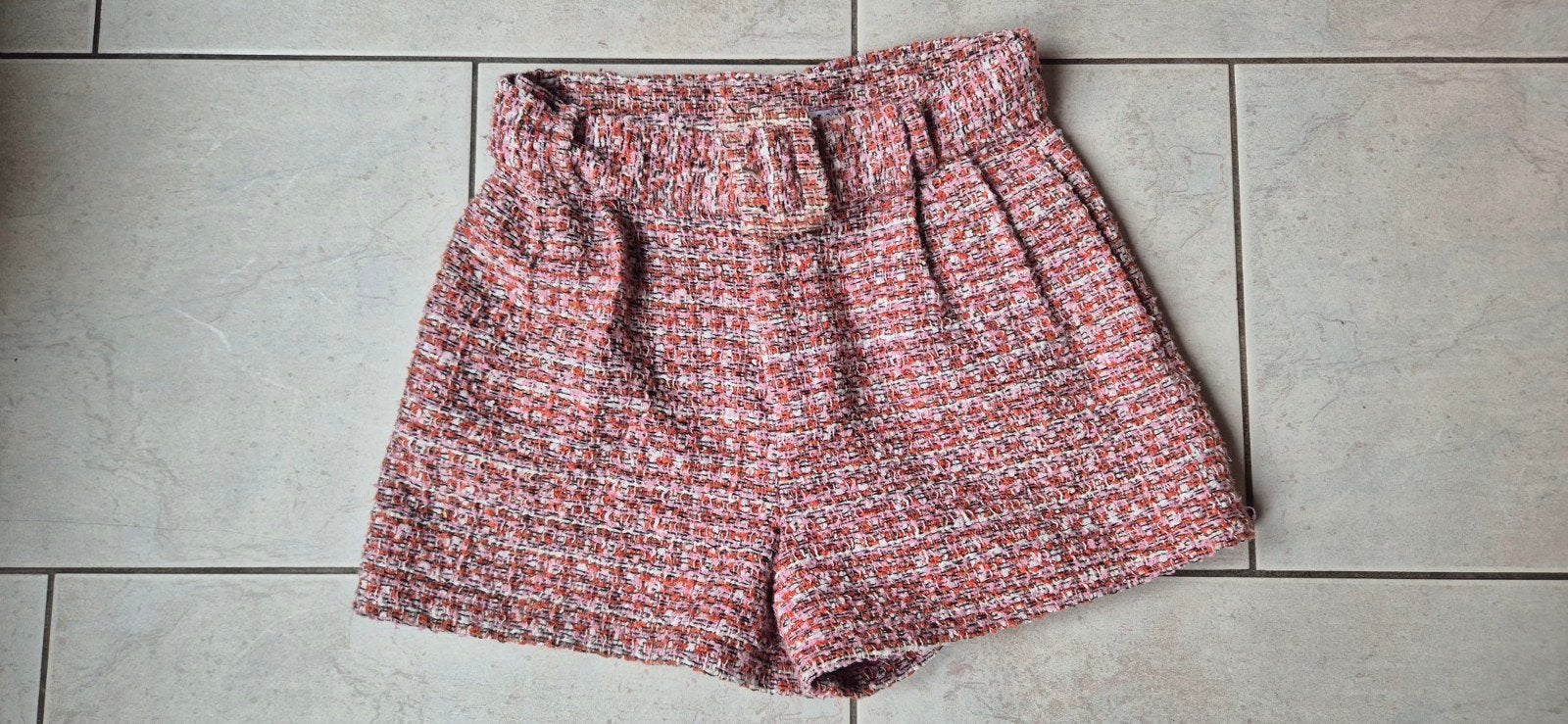 Loavies tweed shorts maat M, Maat 38/40 (M), Kort, Meerkleurig, Verzenden