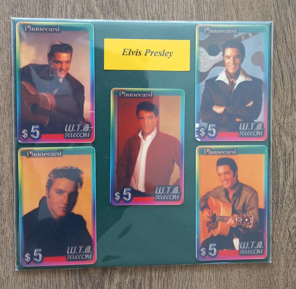 Elvis presley  telefoon kaartjes, Ophalen, Zo goed als nieuw, Foto of Kaart