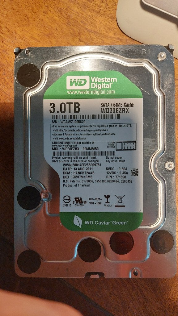 Hard Disk 3 TB, 3.0 TB, Intern, Gebruikt, Ophalen of Verzenden