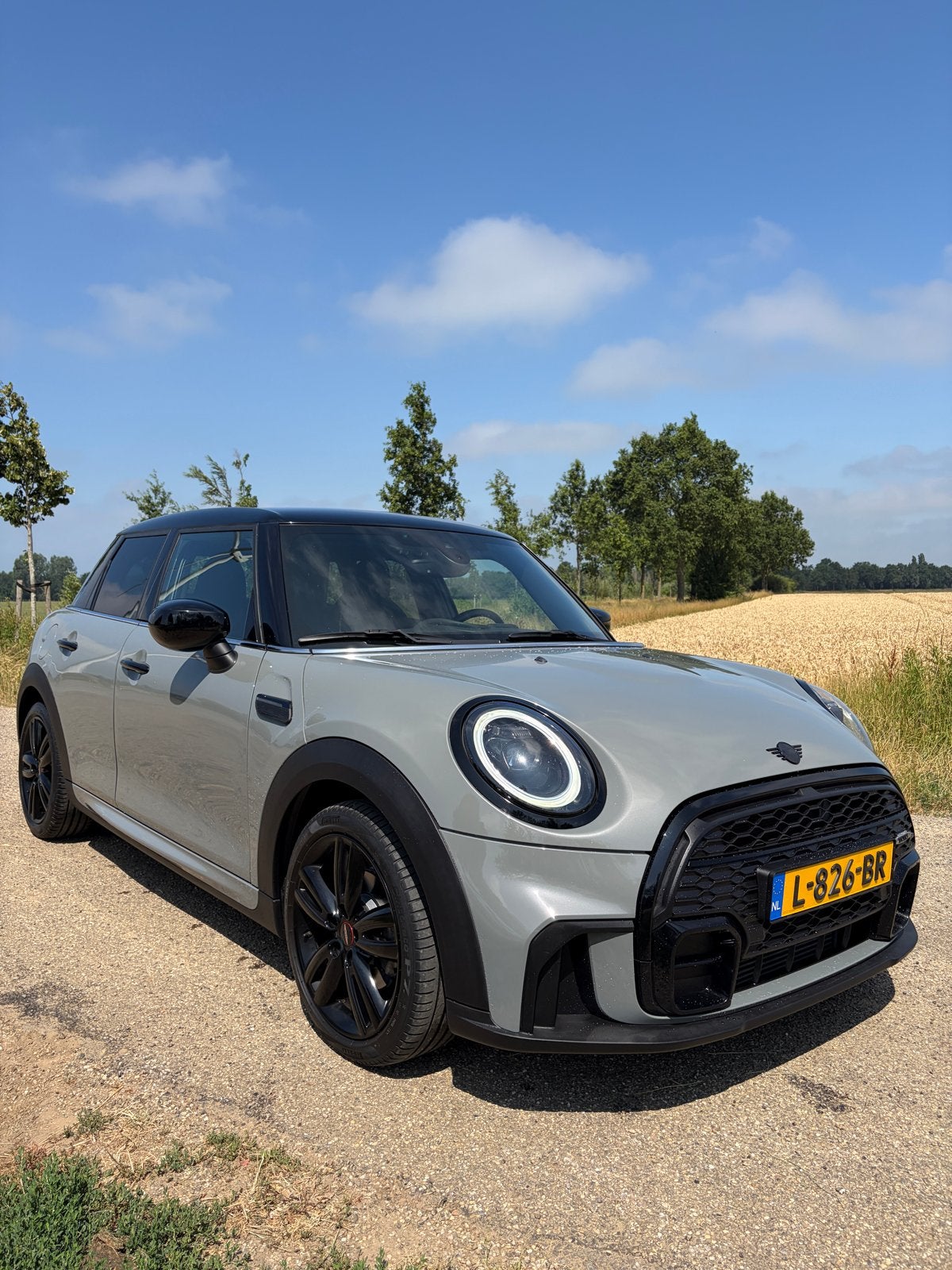 Mini Cooper John Works 5-deurs Aut 2021 Grijs, Auto's, Mini, 136 pk, Origineel Nederlands, Particulier, 3 cilinders