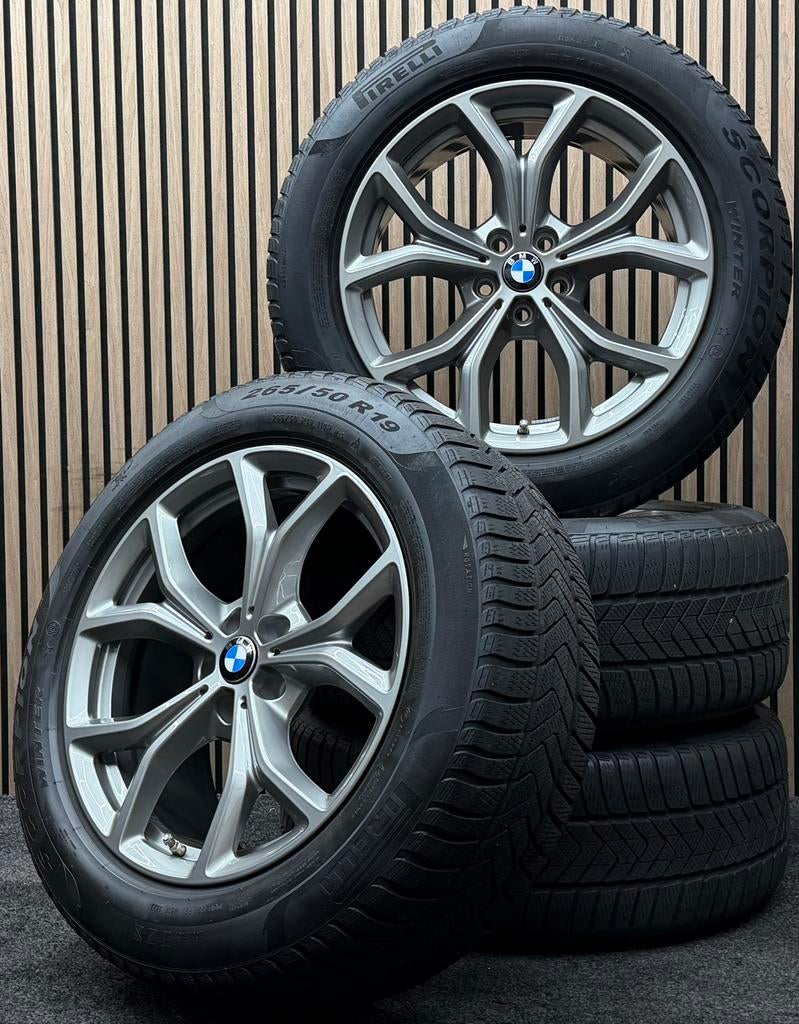 Originele 19 inch BMW X5 G05 X6 G06 735 5x112 ET38 Pirelli, Auto-onderdelen, Banden en Velgen, Banden en Velgen, Winterbanden