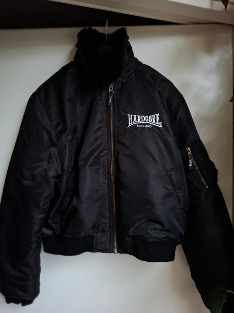 100% Hardcore Holland Bomberjack - Maat XXL, Zwart, 100% Hardcore, Overige maten, Ophalen of Verzenden