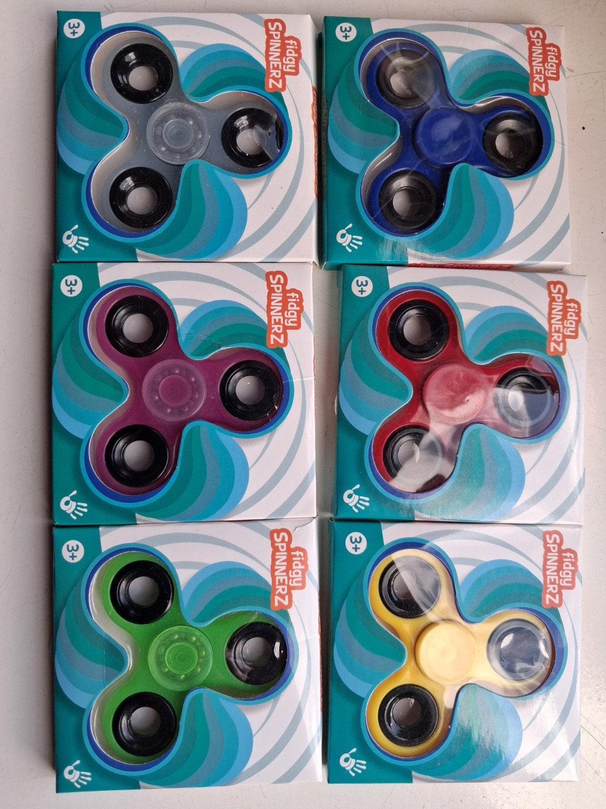 Fidgey Spinnerz 6 verschillenden, Ophalen of Verzenden, Nieuw