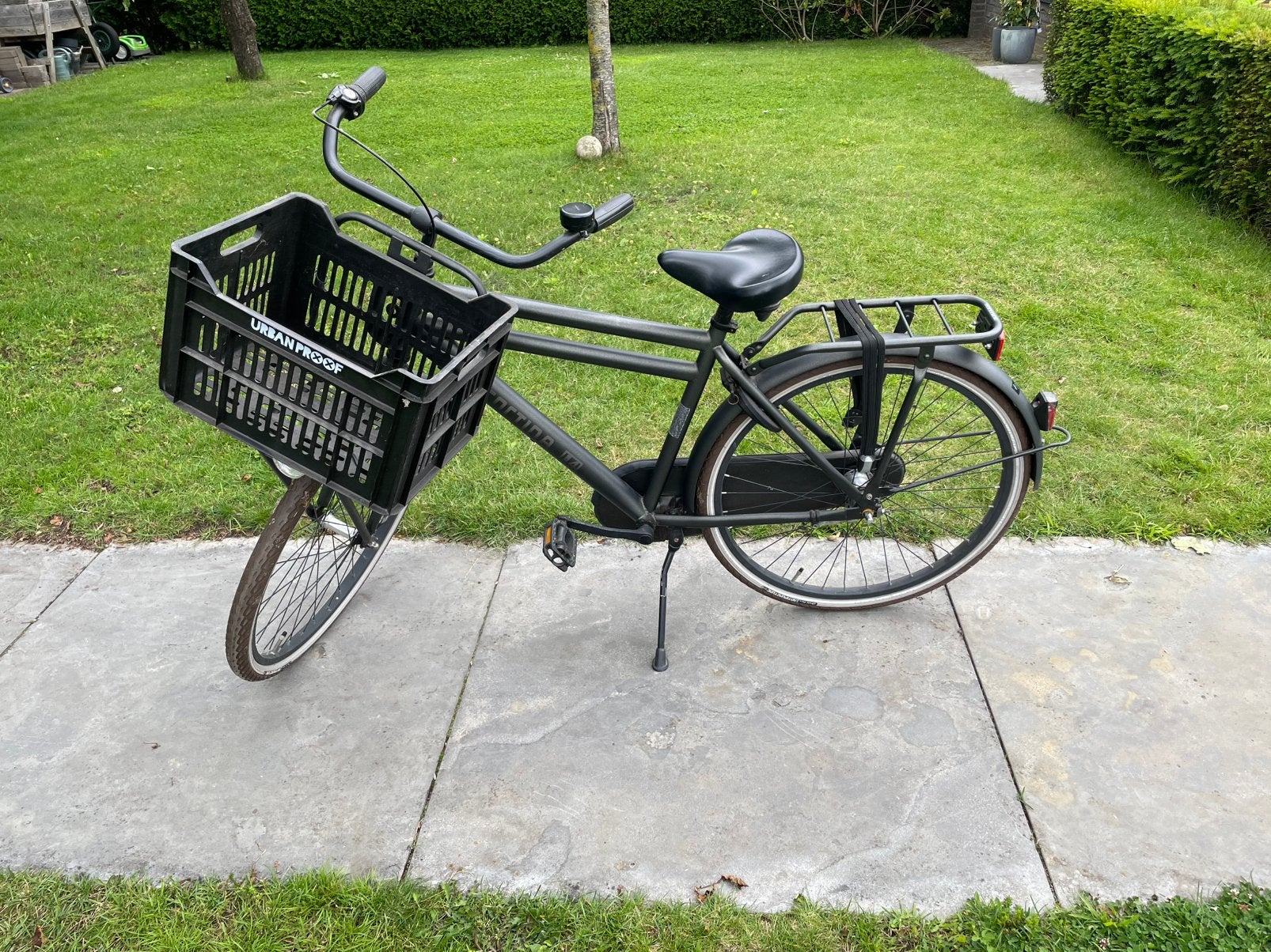 Te koop Cortina U4 26 inch jongens fiets donker grijs, Fietsen en Brommers, Fietsen | Tandems, Ophalen of Verzenden, Zo goed als nieuw