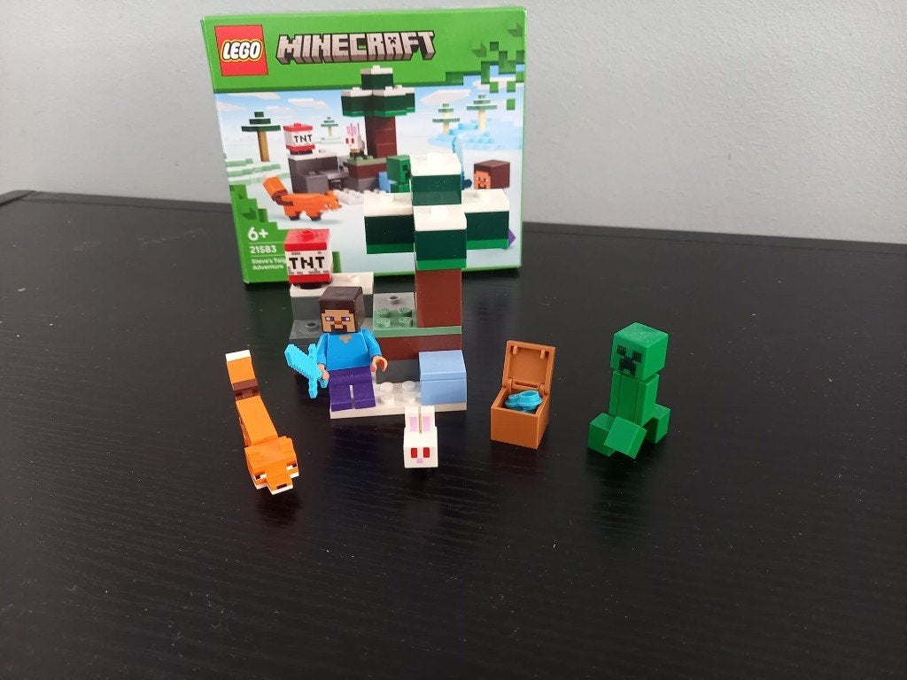 Lego 21583 minecraft Steve's Taiga avontuur, Ophalen, Zo goed als nieuw, Compleet