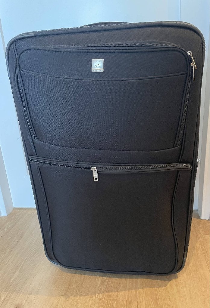 Softshell koffer XL - merk Genius, Sieraden, Tassen en Uiterlijk, Ophalen, Uitschuifbare handgreep, Gebruikt, 45 tot 55 cm