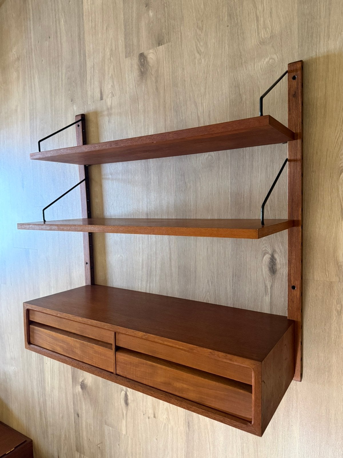 Vintage modulair kleine wandsysteem Poul Cadovius, Huis en Inrichting, Woonaccessoires | Wandplanken en Boekenplanken, Ophalen