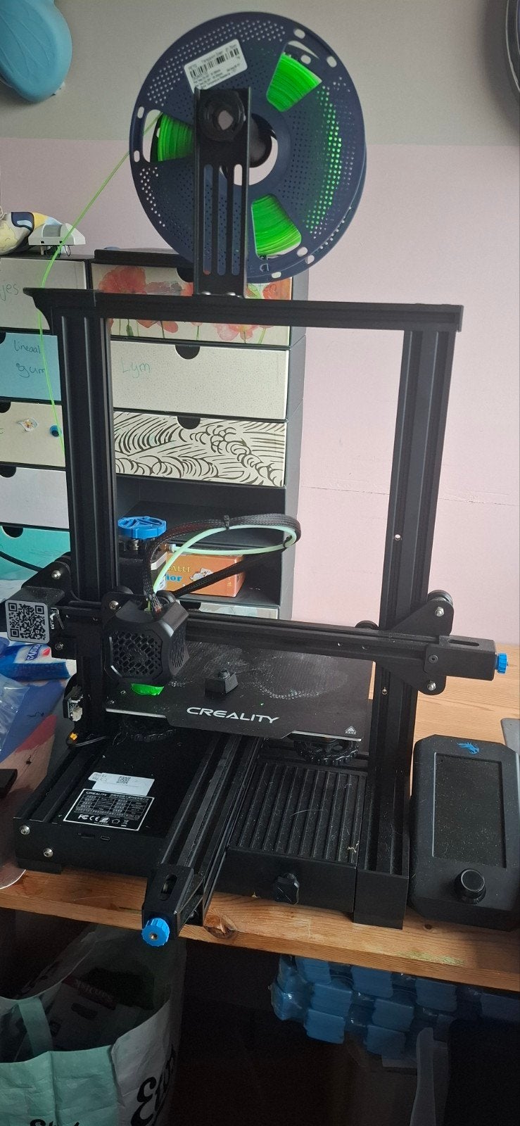 Creality Ender-3 V2 3D-printer voor onderdelen of reparatie, Computers en Software, Ophalen, Niet werkend, Filament, Creality