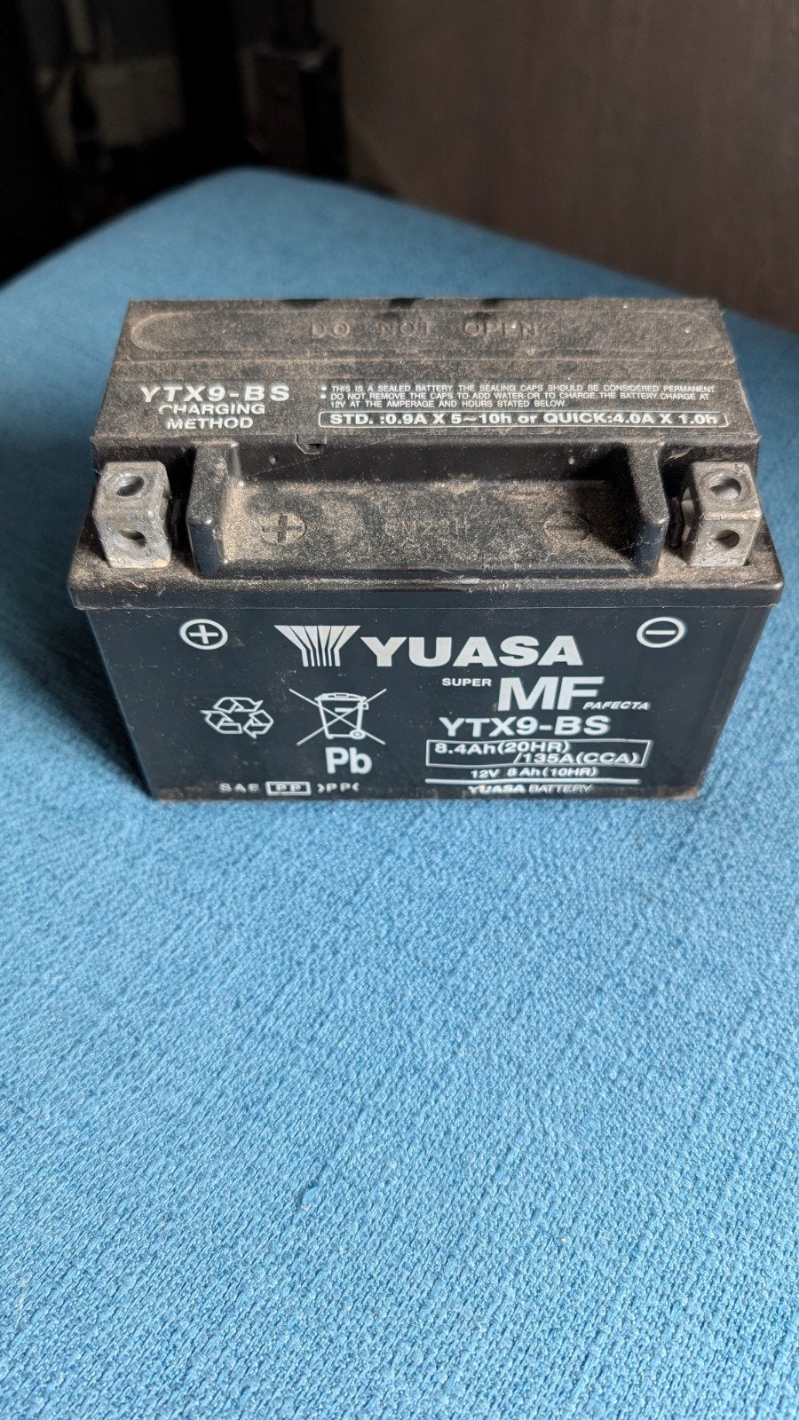 Gratis: Yuasa YTX9-BS Motorfietsaccu - Gebruikt, Ophalen, Gebruikt