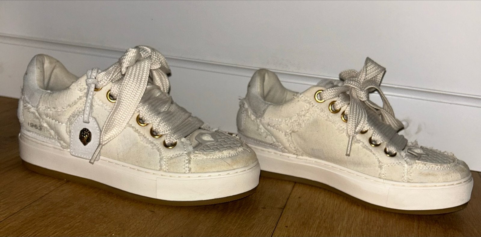 Kurt Geiger London Sneakers, Kleding | Dames, Verzenden, Gedragen, Wit, Sneakers of Gympen
