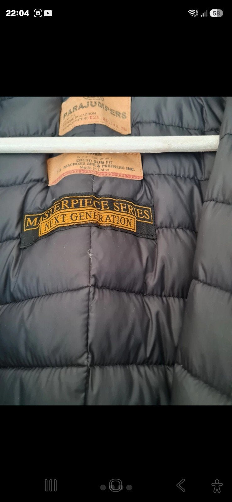 Parajumpers Masterpiece Series Next Generation Jas, Maat 38/40 (M), Zo goed als nieuw, Grijs, Parajumpers