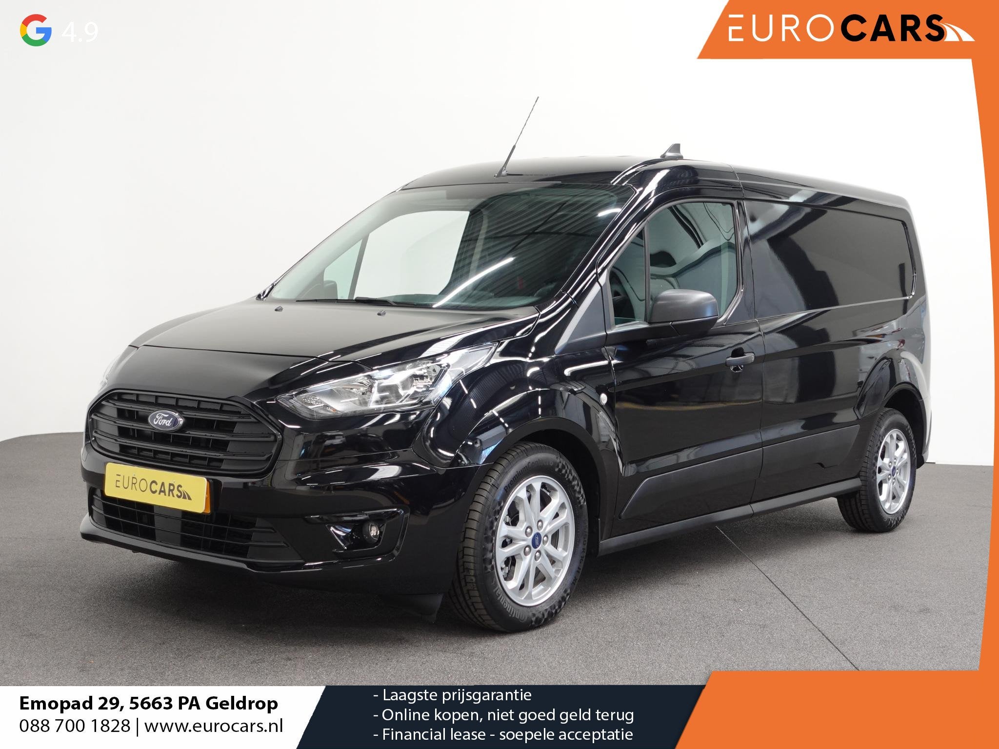 Ford Transit Connect 1.5 EcoBlue L2 Trend Automaat Airco Nav, 1390 kg, Stof, Gebruikt, 4 cilinders
