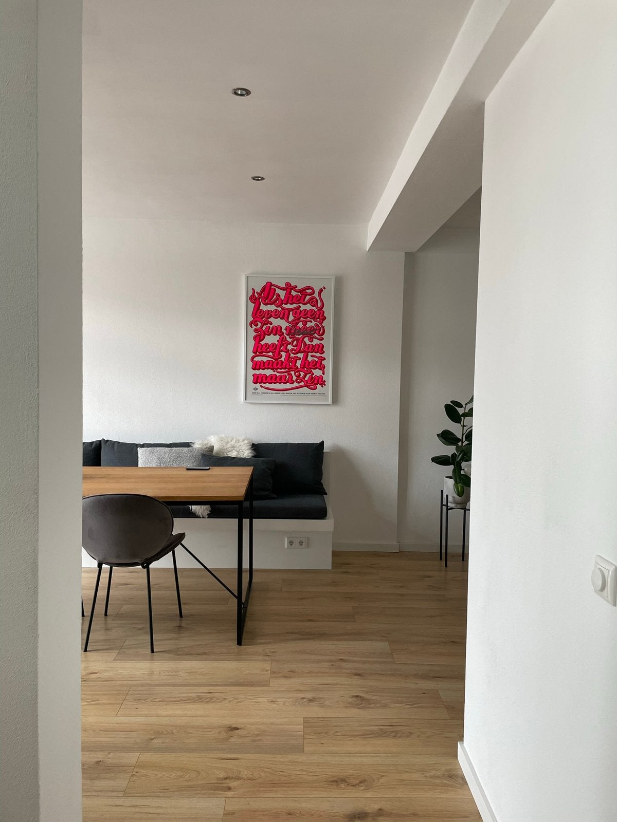 Mega geliefde eetkamer bank / Bank eethoek, Ophalen, 250 tot 300 cm, 75 tot 100 cm, Zo goed als nieuw