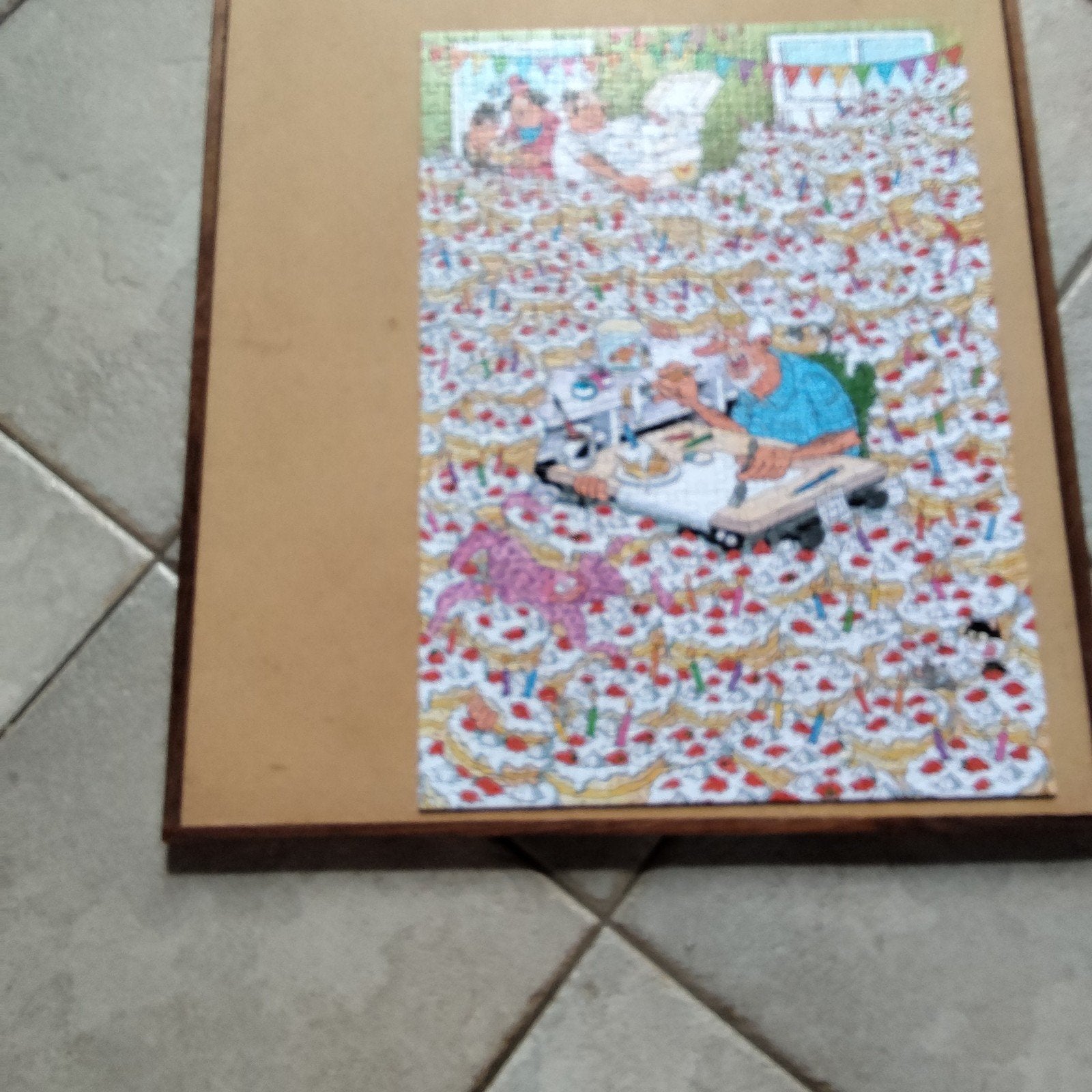 Jan van Haasteren Hoera, Jan 90 jaar., Hobby en Vrije tijd, Denksport en Puzzels, Ophalen of Verzenden, 500 t/m 1500 stukjes, Zo goed als nieuw