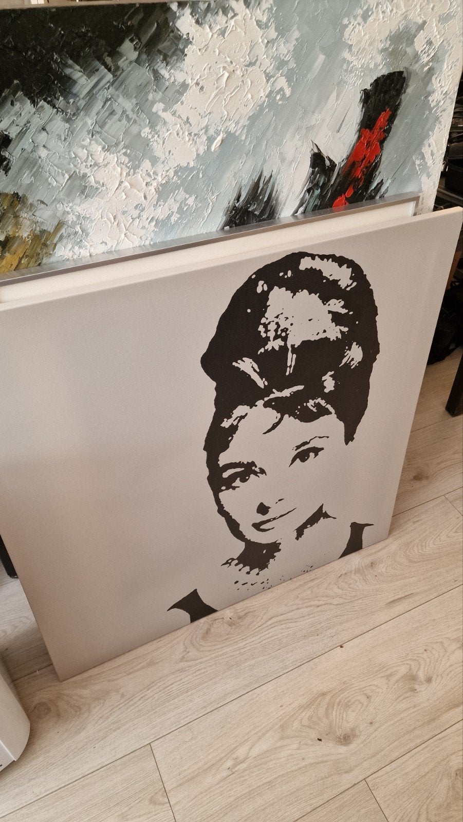 Audrey Hepburn Pop Art Canvas, Ophalen of Verzenden