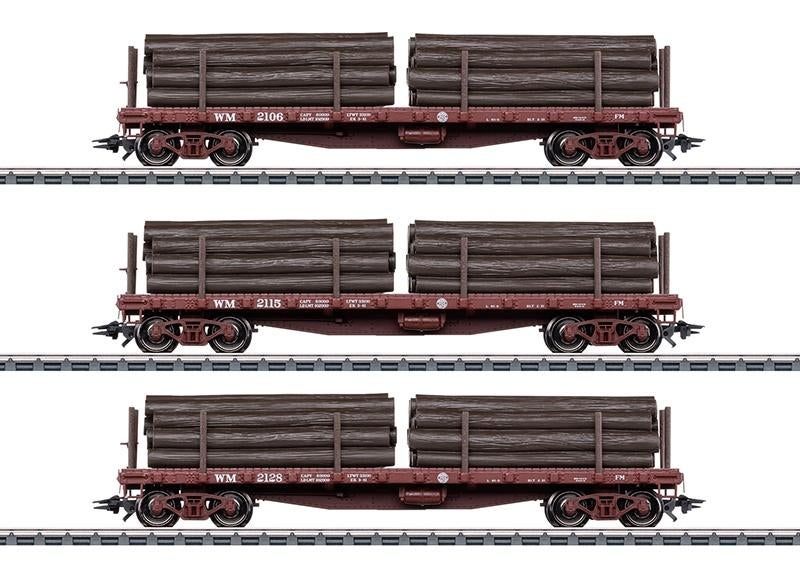 Marklin 45600 Amerikaanse wagonset NIEUW, Wisselstroom, Ophalen of Verzenden, Märklin, Nieuw