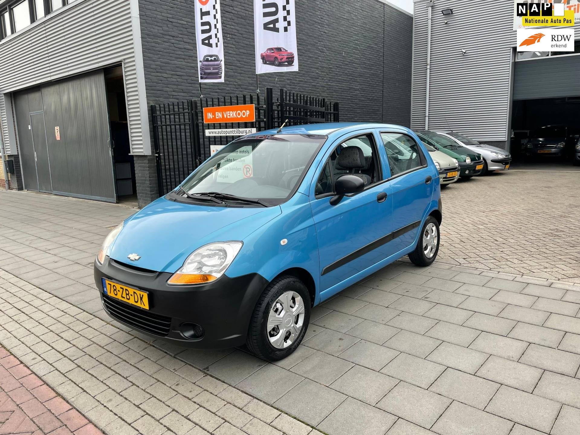 Chevrolet Matiz 0.8 Pure 3e Eigenaar! NAP APK 1 Jaar, Auto's, Voorwielaandrijving, Gebruikt, Blauw, Metallic lak