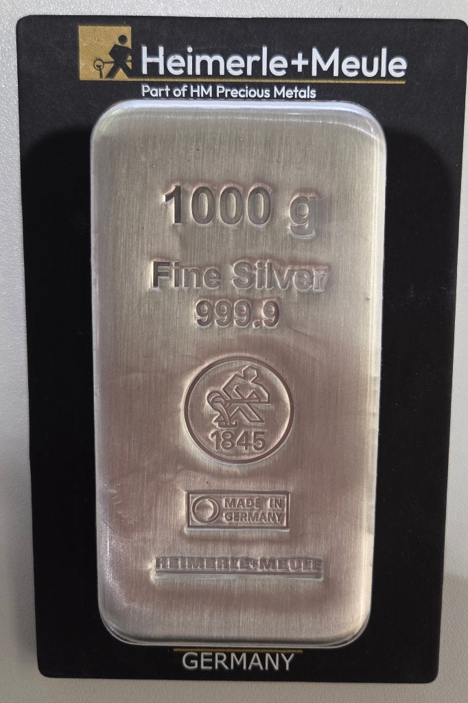 1 kilo zilverbaar nieuw in verpakking, Ophalen, Zilver