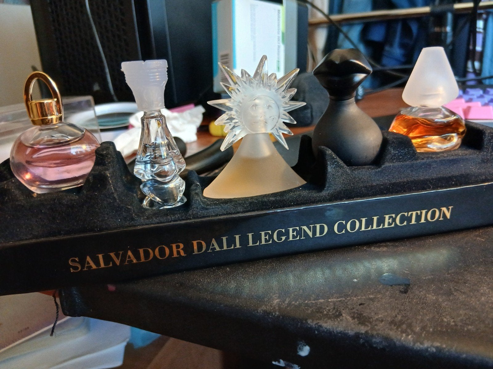 Salvador Dalí Legend Collection Miniatuur Parfum Set, Ophalen of Verzenden, Zo goed als nieuw
