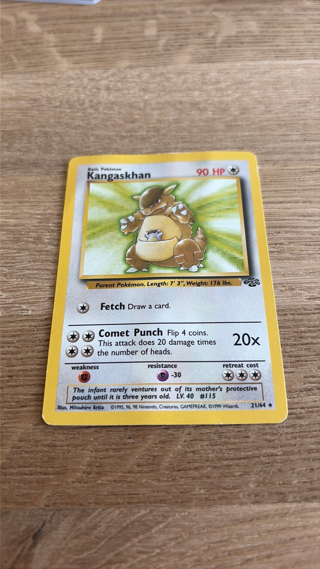 Jungle (eng) - kangaskhan, Ophalen of Verzenden, Zo goed als nieuw