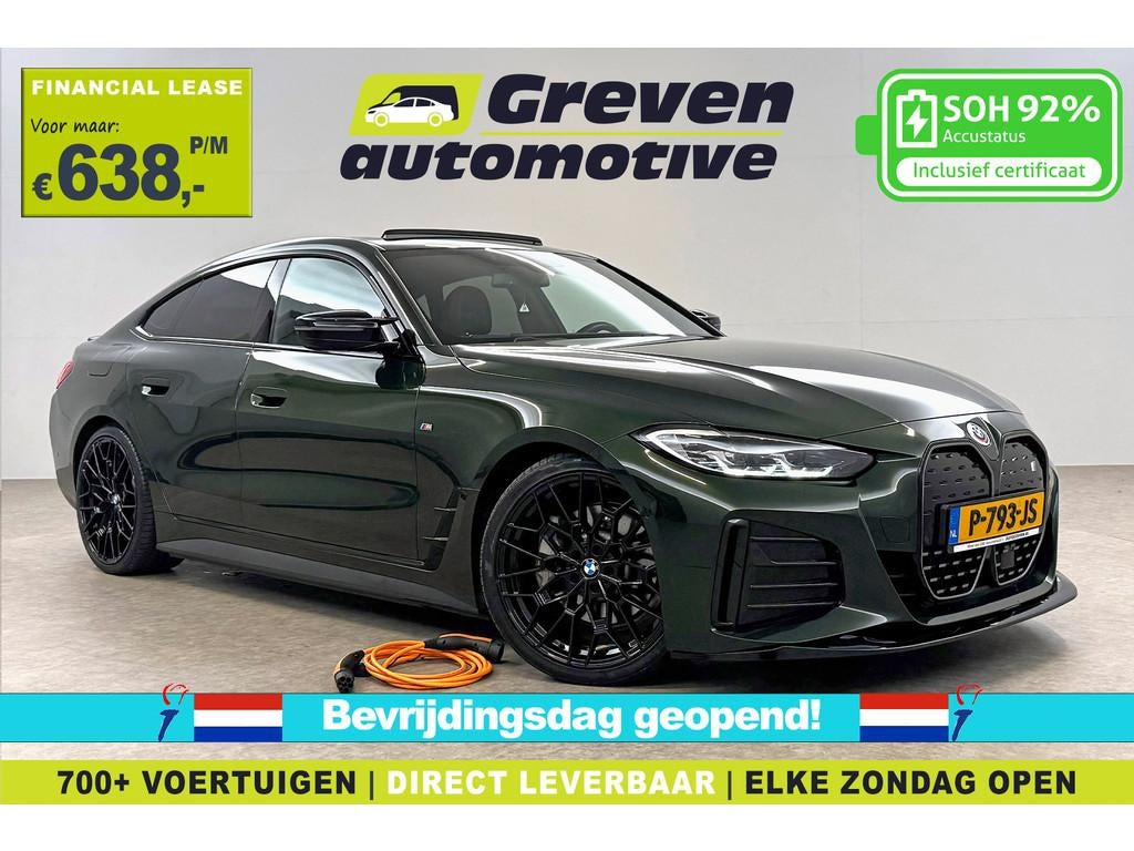 BMW i4 eDrive40 84 kWh M-Sport | M-Performance kit | Pano |, Auto's, BMW, Achterwielaandrijving, Gebruikt, 340 pk, Origineel Nederlands