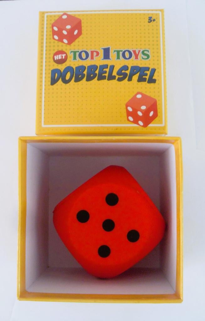 Dobbelspel / grote dobbelsteen, Vijf spelers of meer, Ophalen of Verzenden, Zo goed als nieuw