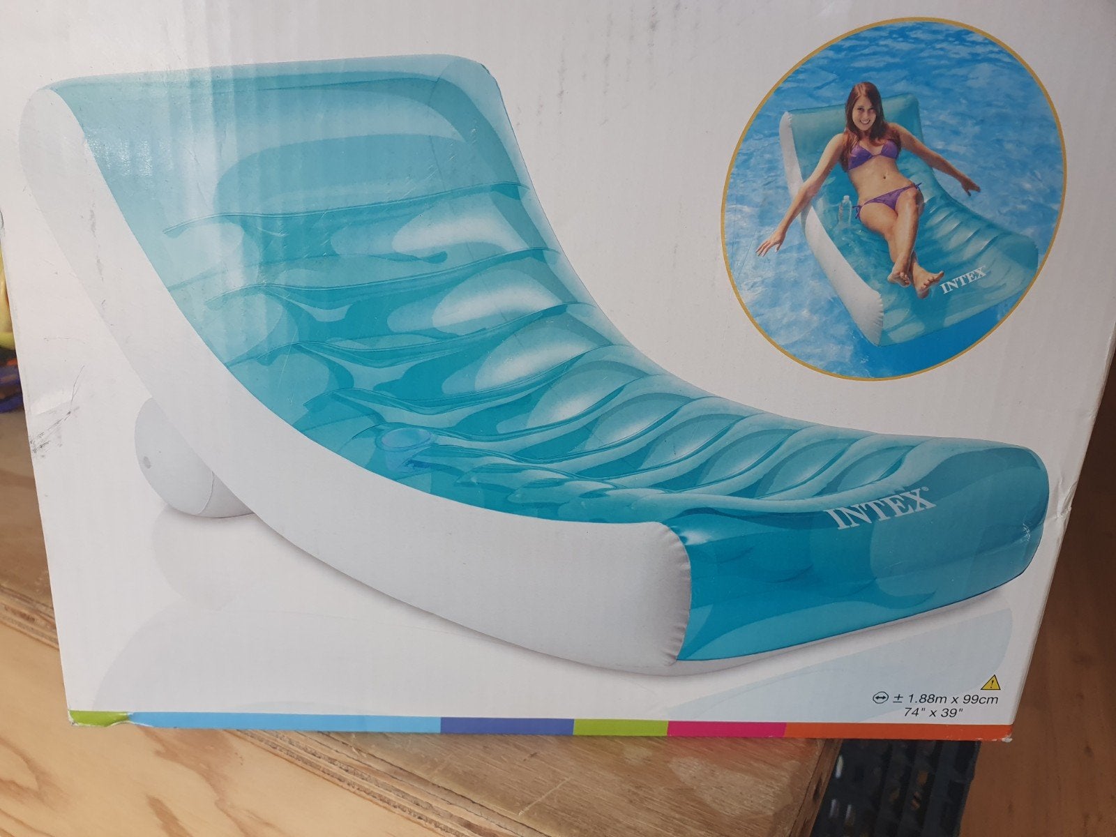 Intex Opblaasbare Zwembad Lounge Stoel - Nieuw in Doos, Minder dan 80 cm, Overige typen, Nieuw, Ophalen of Verzenden