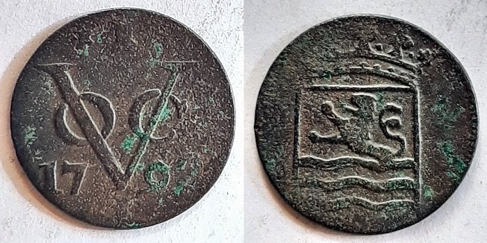 VOC Duit Zeeland 1790, Postzegels en Munten, Verzenden, Vóór koninkrijk, Overige waardes