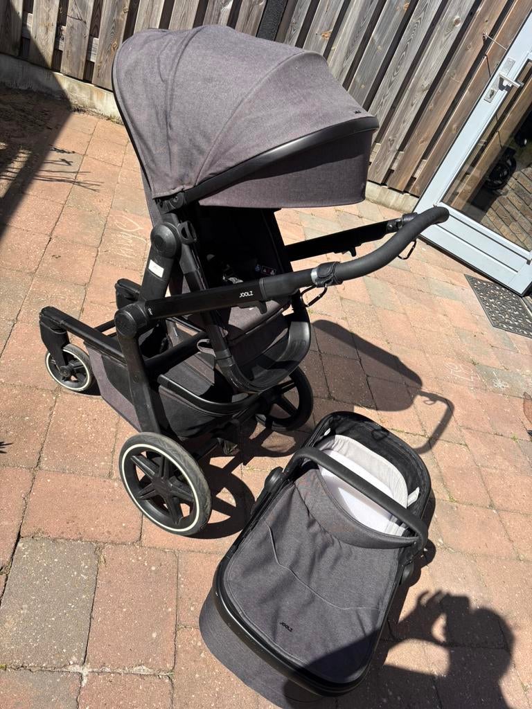 Joolz Day + kinderwagen antraciet, Gebruikt, Met reiswieg, Ophalen, Kinderwagen