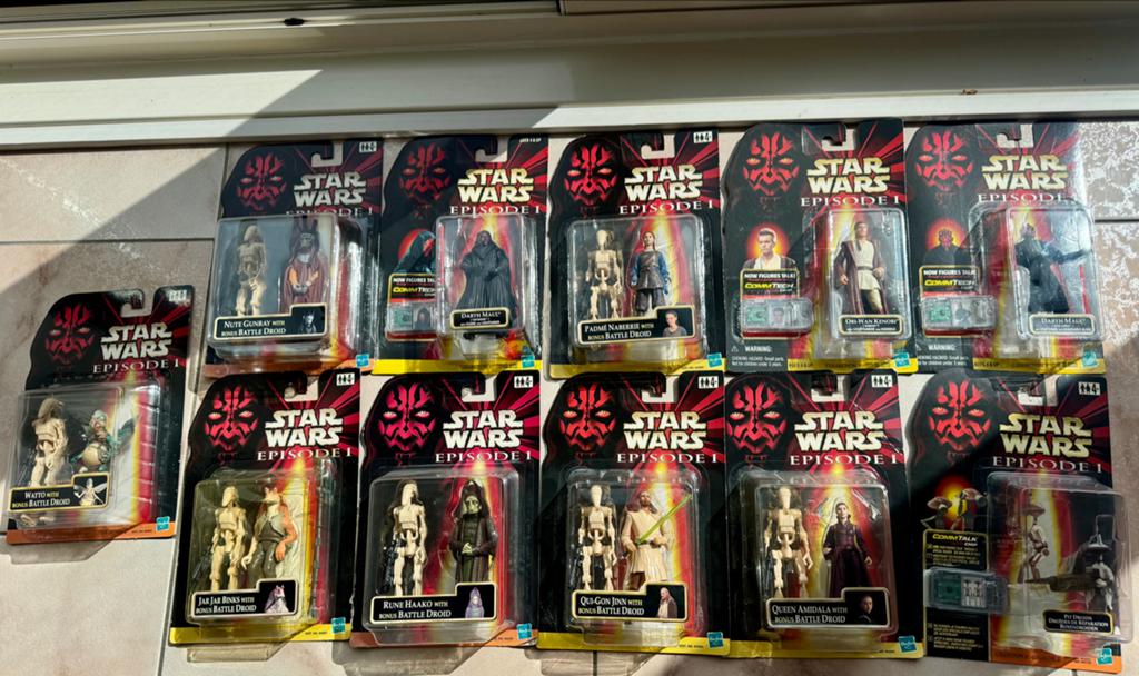 Star Wars Episode I Actiefiguren Collectie (12 stuks), Verzamelen, Star Wars, Ophalen, Nieuw, Actiefiguurtje