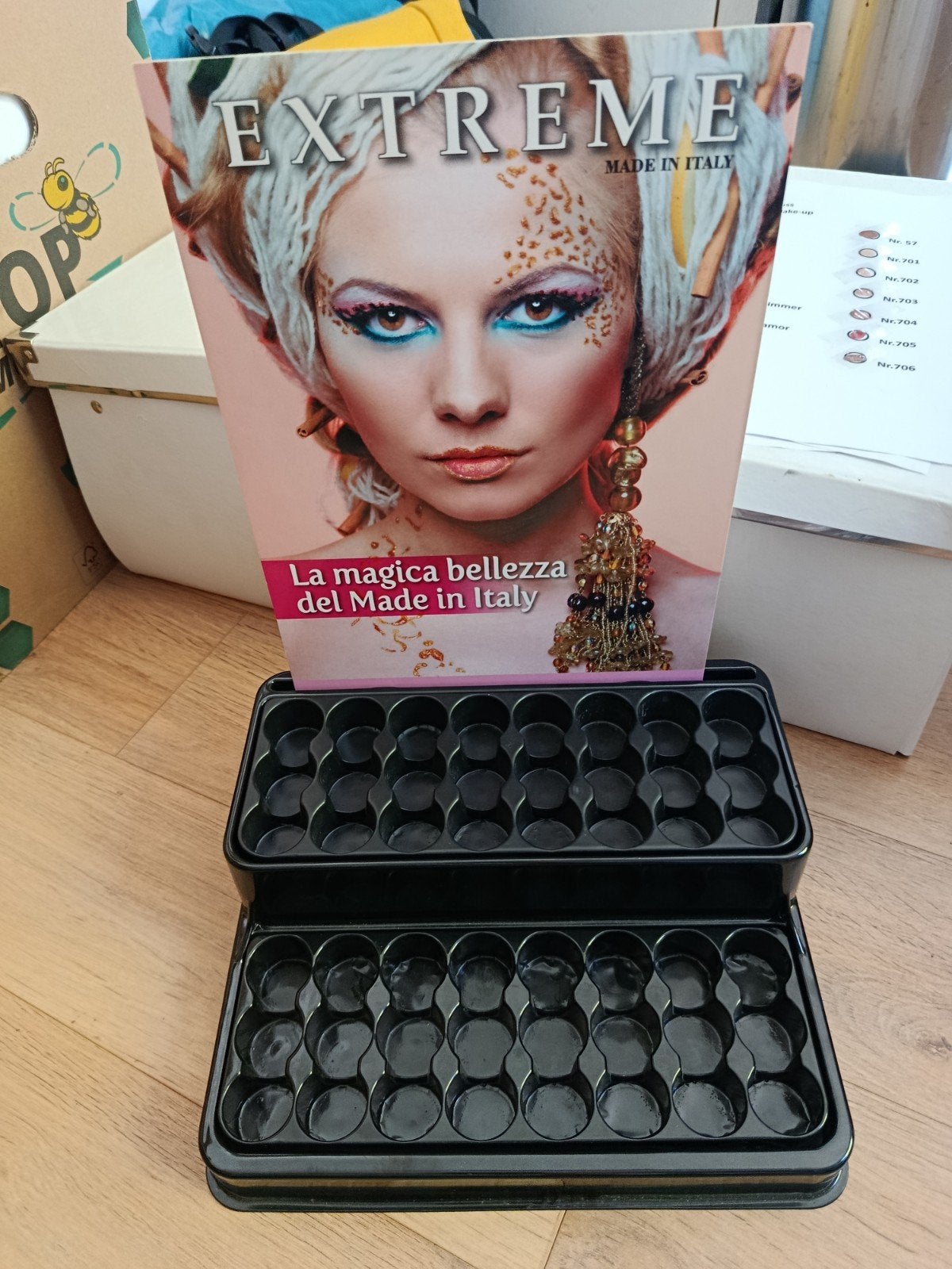 Make-up display / opslag voor make-up, Gebruikt, Gehele gezicht, Zwart, Ophalen of Verzenden