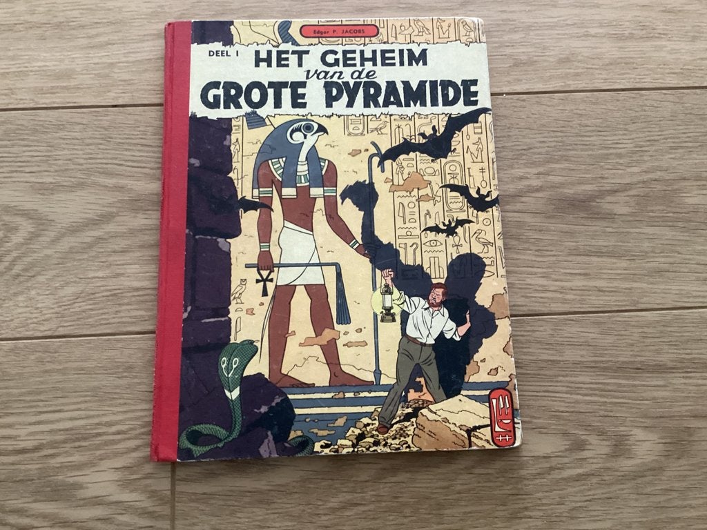 B&M Het geheim van de grote pyramide deel I + II (1954/55), Meerdere stripboeken, Ophalen of Verzenden, Gelezen