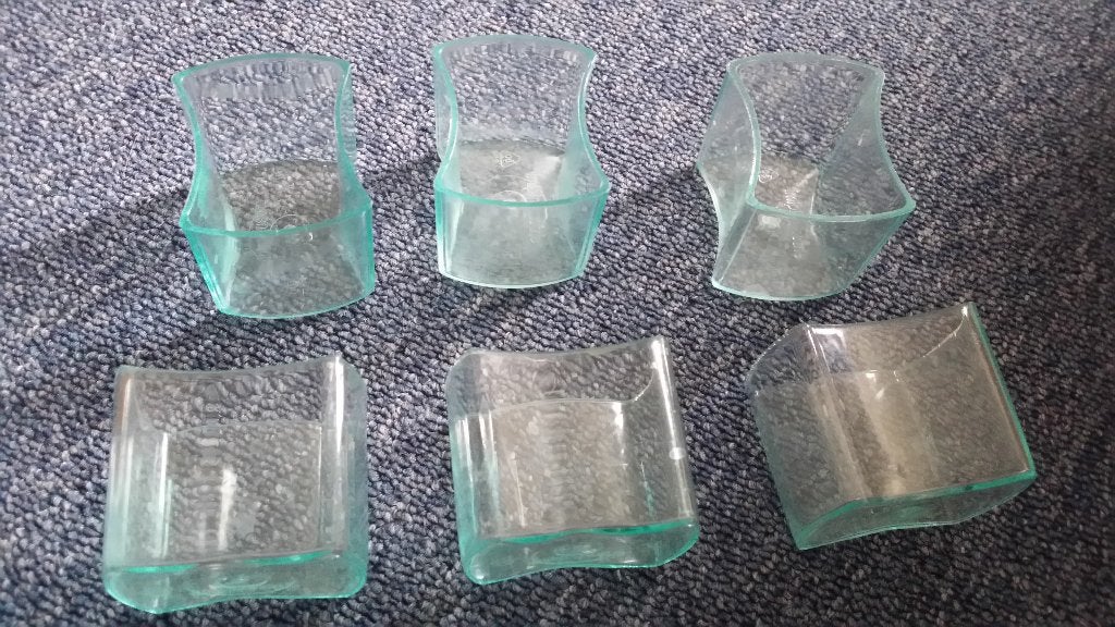 set van 6 amuse schaaltjes, Kunststof, Ophalen of Verzenden, Overige stijlen, Schaal of Schalen
