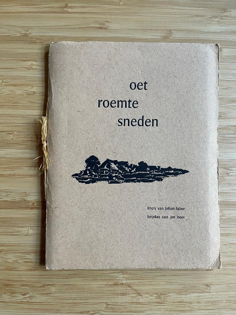 Oet roemte sneden Jan Boer en Johan Faber 61/200, Ophalen of Verzenden, Zo goed als nieuw