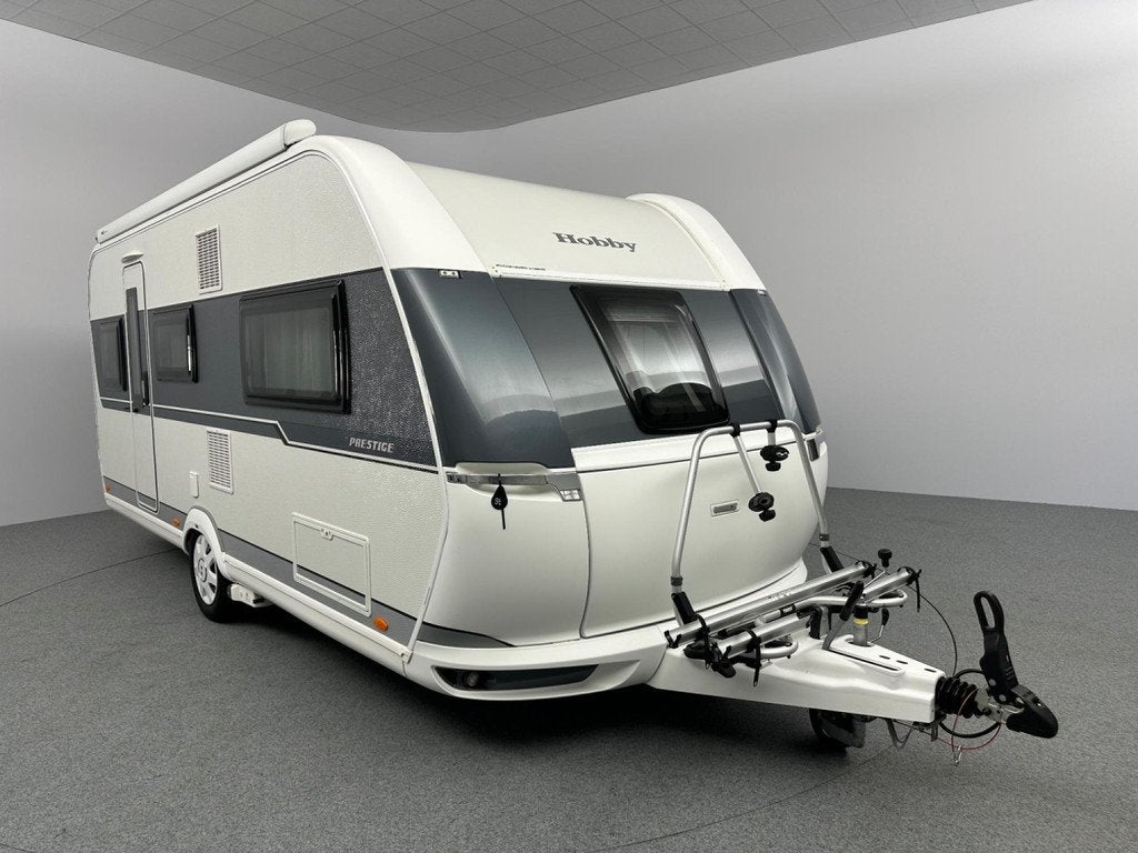 Hobby Prestige 495 UL Enkele bedden Cassetteluifel Mover, Hordeur, Rondzit, Hobby, Bedrijf