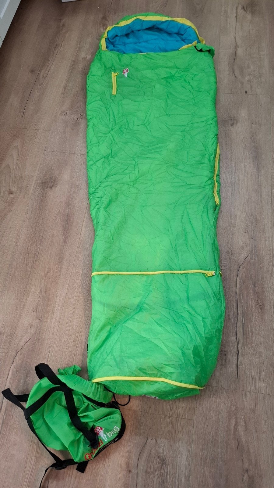 Grüezi Bag slaapzak - Kids Grow Colorful Gecko Green, Ophalen of Verzenden, Nieuw