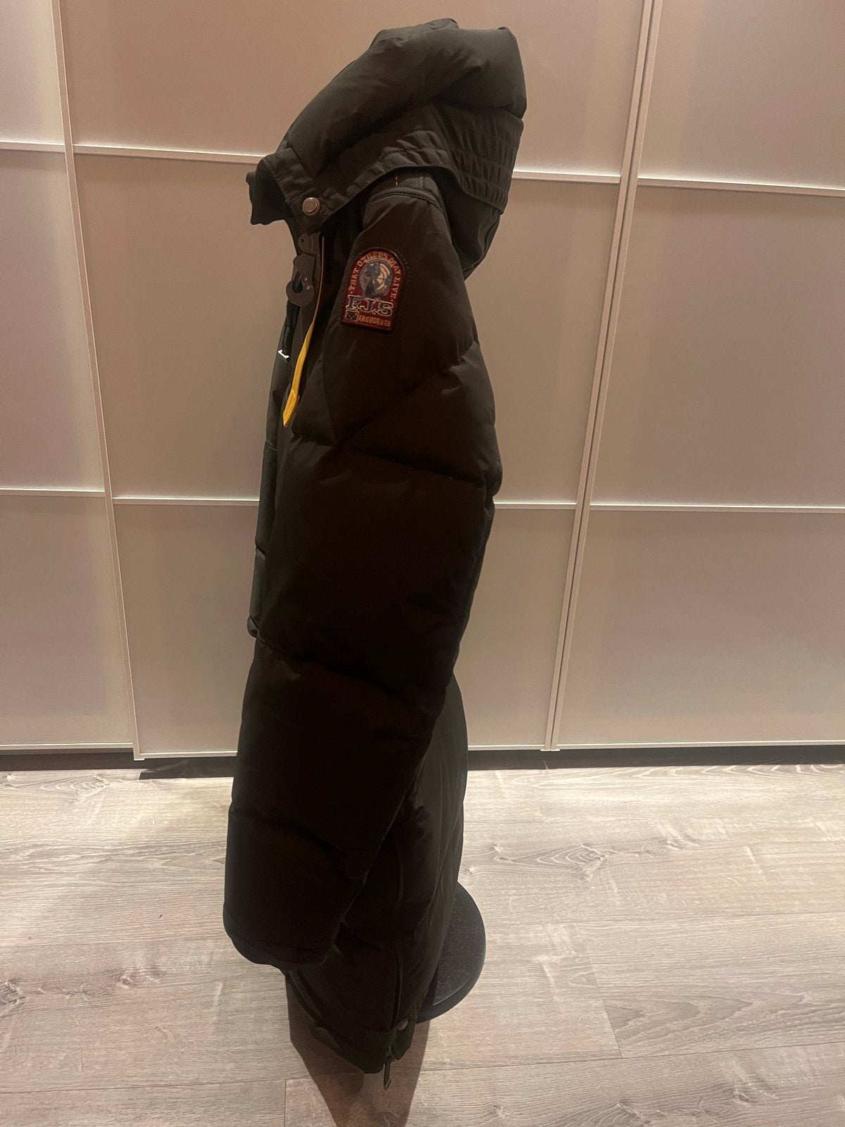 Parajumpers Long Bear jas - Maat XL, Kleding | Dames, Jassen | Winter, Ophalen, Zo goed als nieuw, Maat 46/48 (XL) of groter, Groen