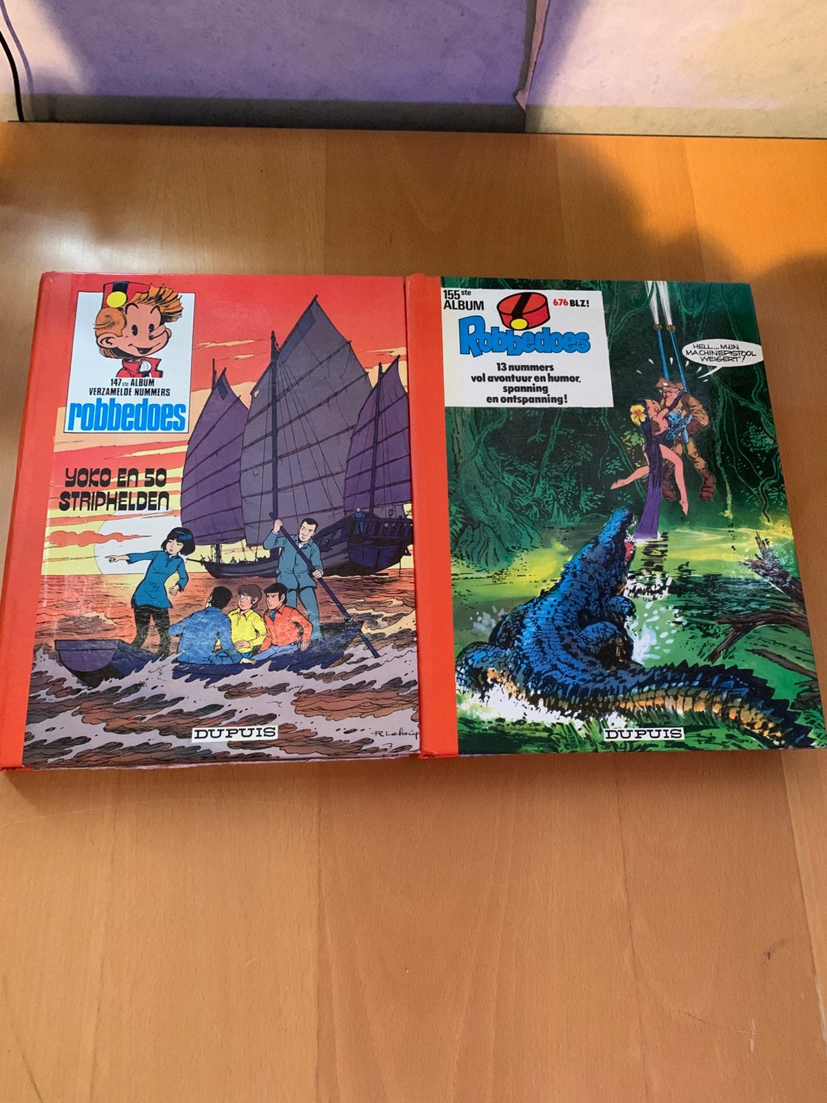 Robbedoes Verzamelalbum 2 stuks, Meerdere stripboeken, Ophalen of Verzenden, Gelezen