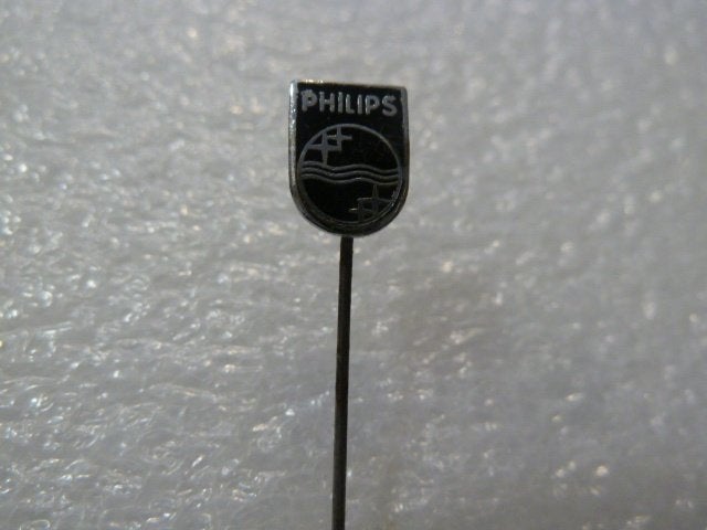 Vintage Philips speldje - Zeldzaam verzamelobject, Verzamelen, Ophalen of Verzenden, Gebruikt, Merk, Speldje of Pin