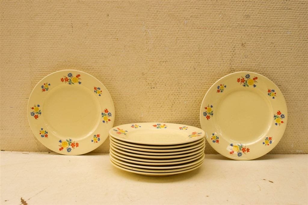 12 delig Societe porseleinen borden 45030