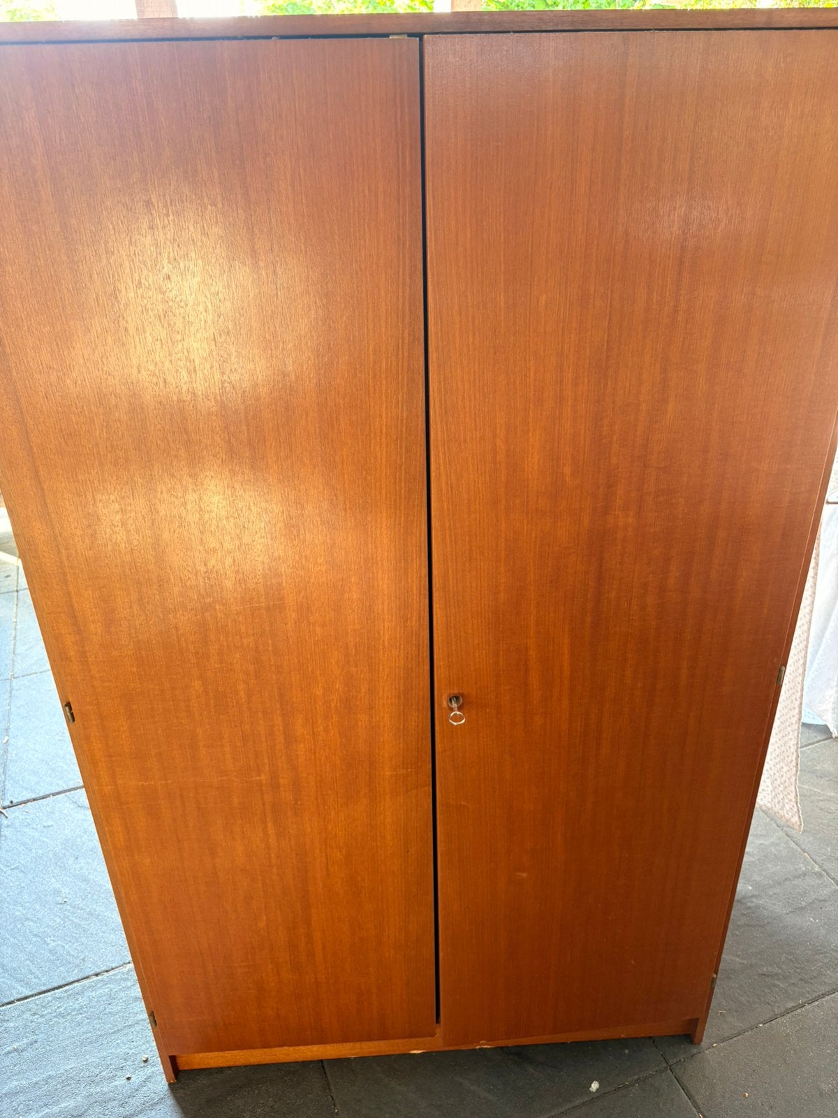 Vintage mid century / 60s / 70s kledingkast / kast hang-leg, Huis en Inrichting, Kasten | Kledingkasten, Ophalen, Gebruikt, 100 tot 150 cm
