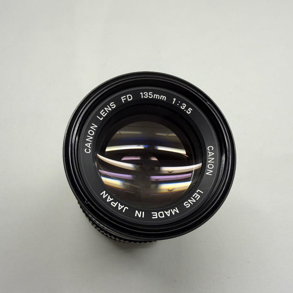 Canon FD 135mm f/3.5, Ophalen of Verzenden, Gebruikt, Telelens