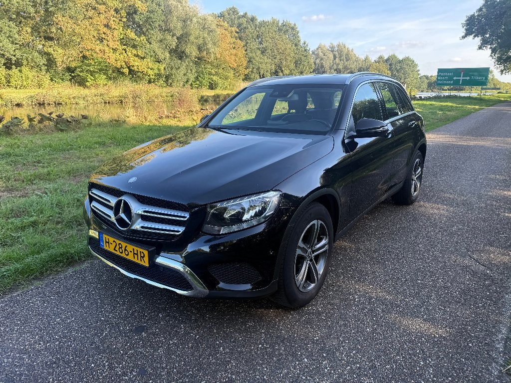 Mercedes-Benz GLC 2.1 220D 4MATIC AUT 2016 Zwart, Auto's, Automaat, Zwart, 2500 kg, Zwart