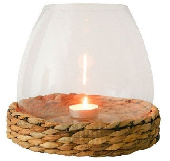Windlicht vaas Waterhyacint H.19, Verzenden, Nieuw, Kandelaar