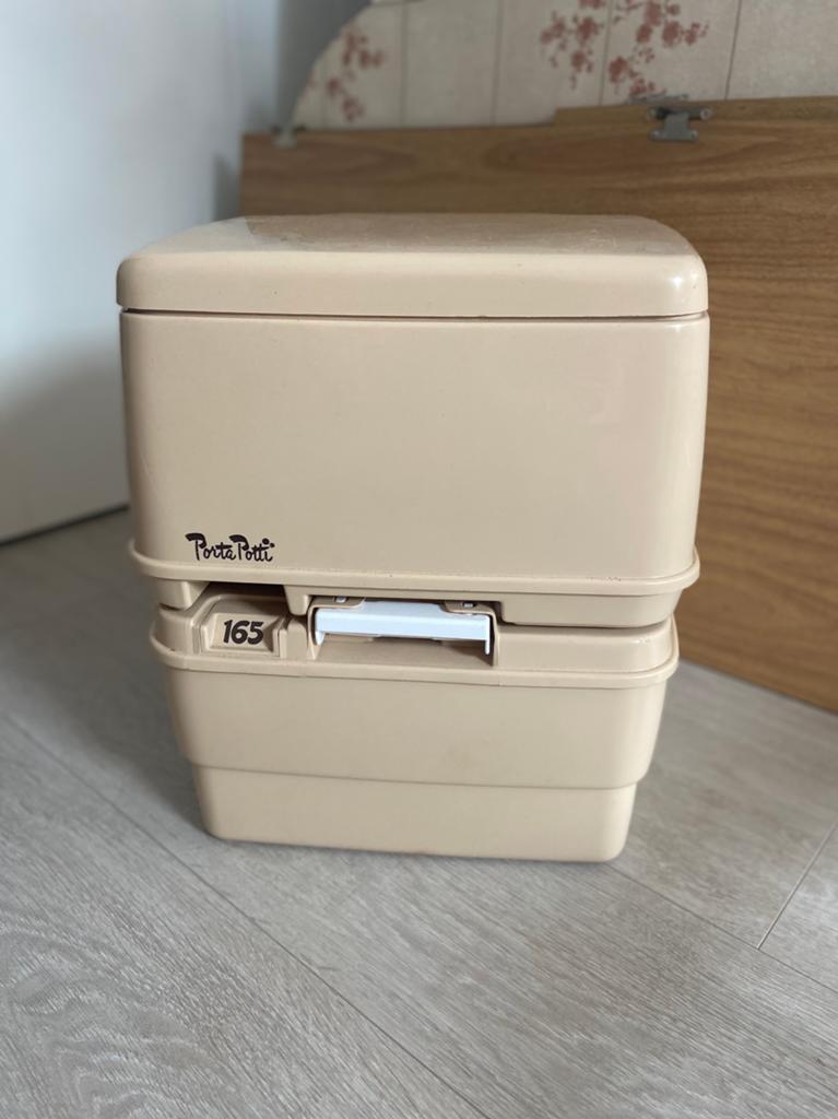 Porta Potti 165 kampeertoilet, Caravans en Kamperen, Ophalen, Zo goed als nieuw